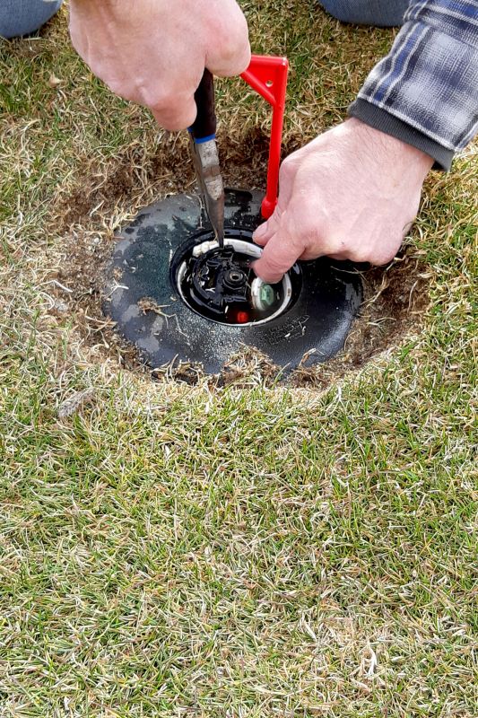 Lawn Sprinkler System Repair detail